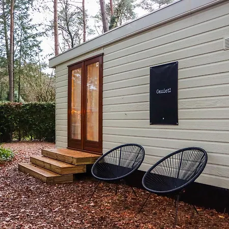 Chalet Tranquil Forest By A Pond In Veluwe, Sleeps 4 *