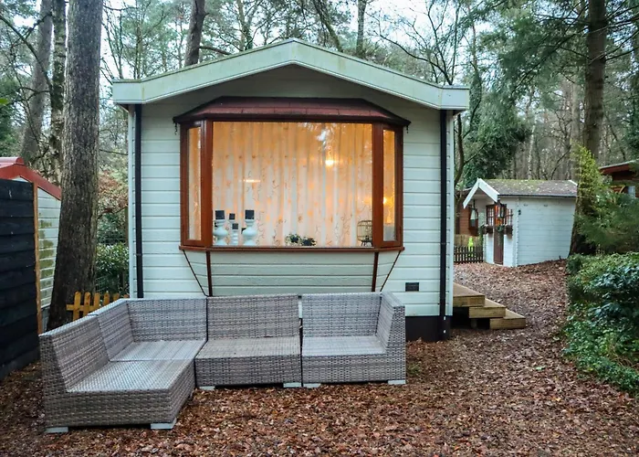 Chalet Tranquil Forest By A Pond In Veluwe, Sleeps 4