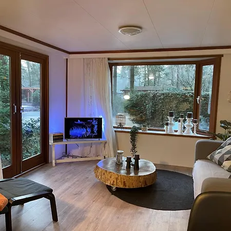 Tranquil Forest By A Pond In Veluwe, Sleeps 4 Chalet *